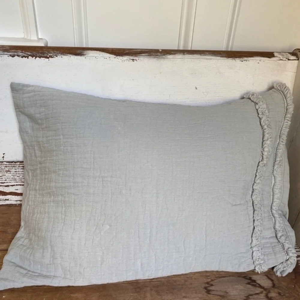 Anthropologie Grey Landyn Pillow Sham